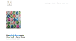 Desktop Screenshot of galerie-merkle.de