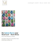 Tablet Screenshot of galerie-merkle.de